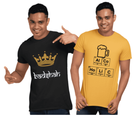 Latest printed t shirt buy online in india